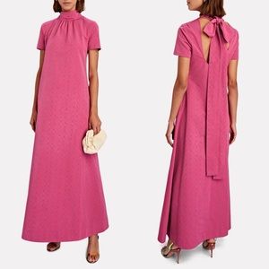STAUD Pink Backless Dress